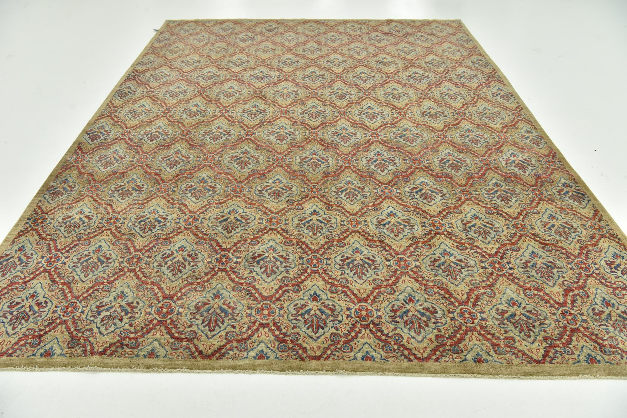 8' 4 x 11' 6 Hand Knotted Peshawar Ziegler Rug