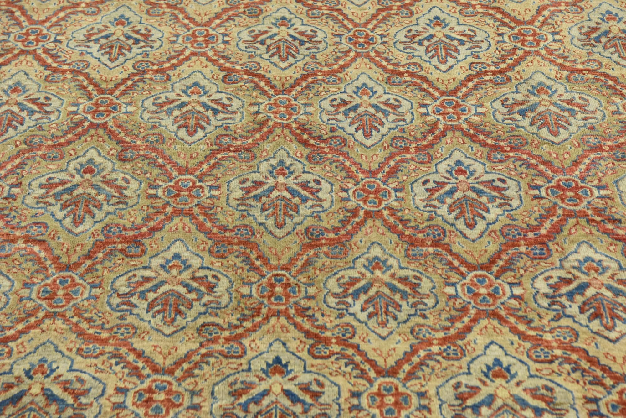 8' 4 x 11' 6 Hand Knotted Peshawar Ziegler Rug