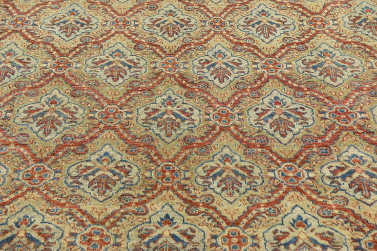 Detail image of 255cm x 350cm anudado a mano Peshawar Ziegler Alfombra