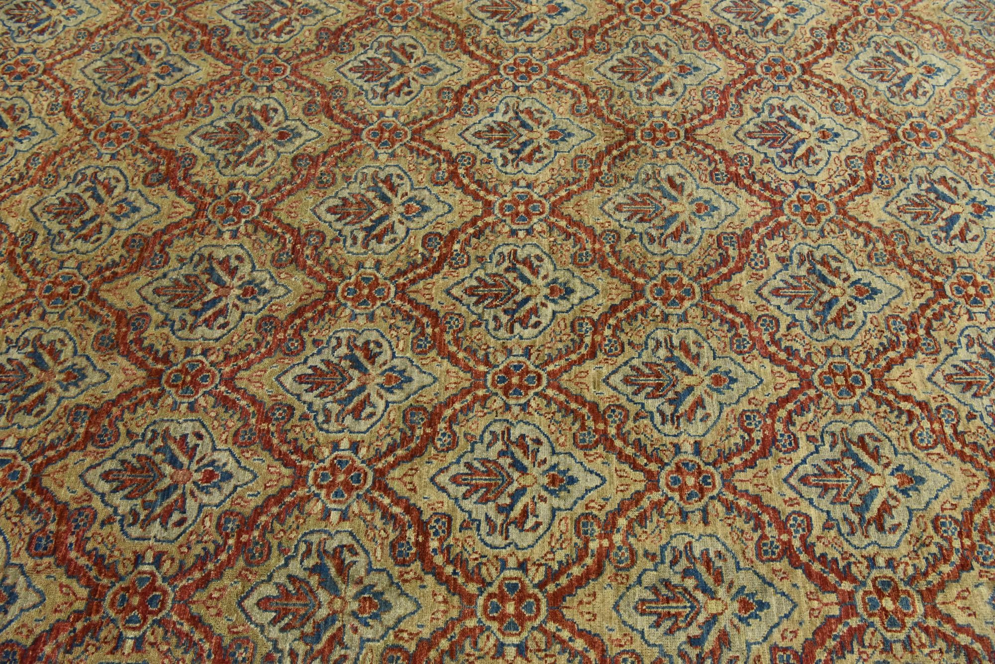 8' 4 x 11' 6 Hand Knotted Peshawar Ziegler Rug