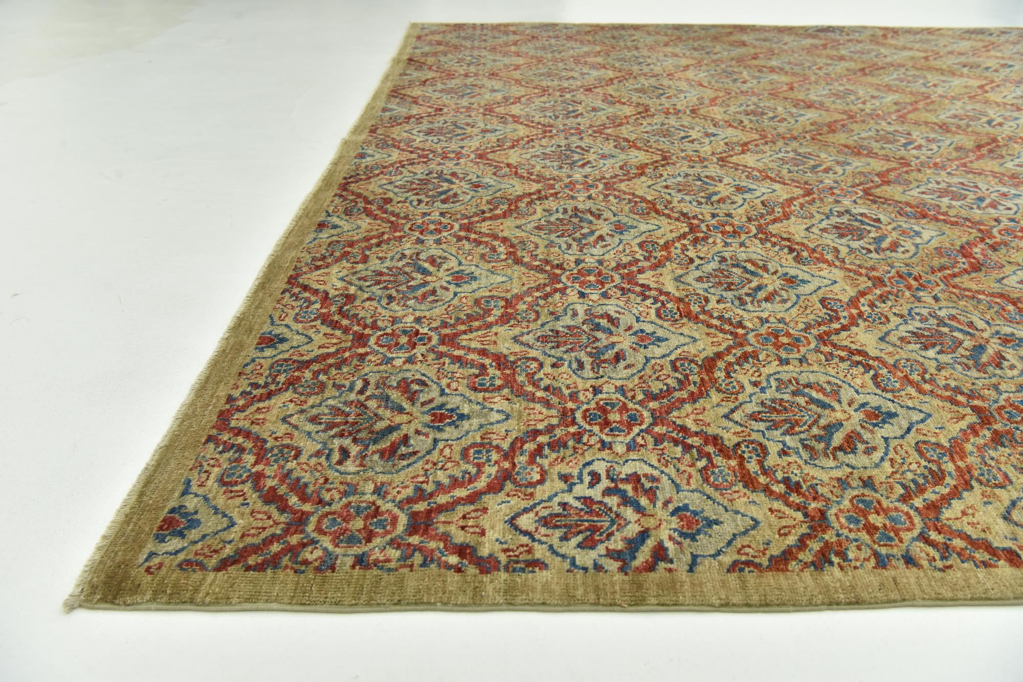 8' 4 x 11' 6 Hand Knotted Peshawar Ziegler Rug