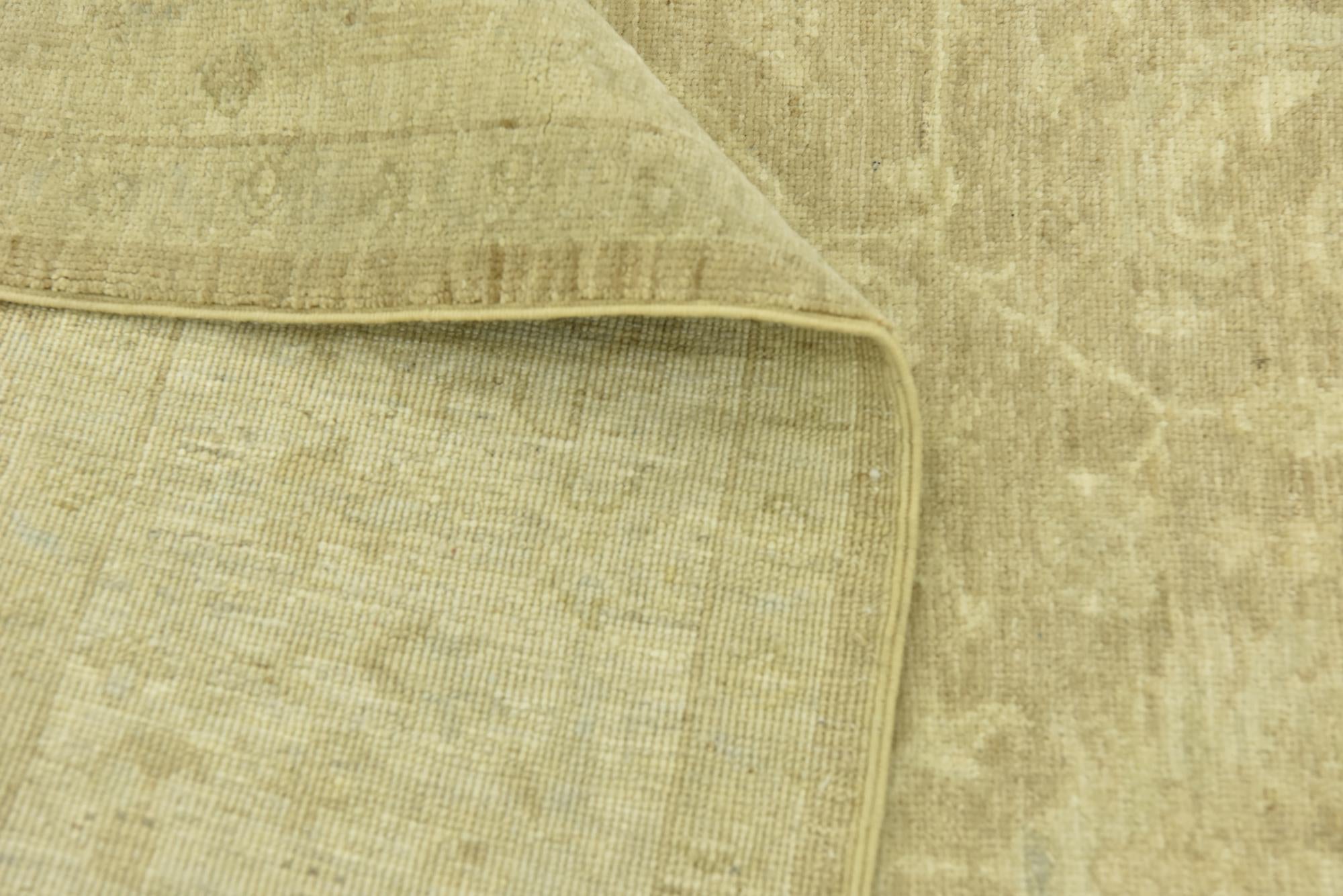 6' x 9' 2 Hand Knotted Peshawar Ziegler Rug