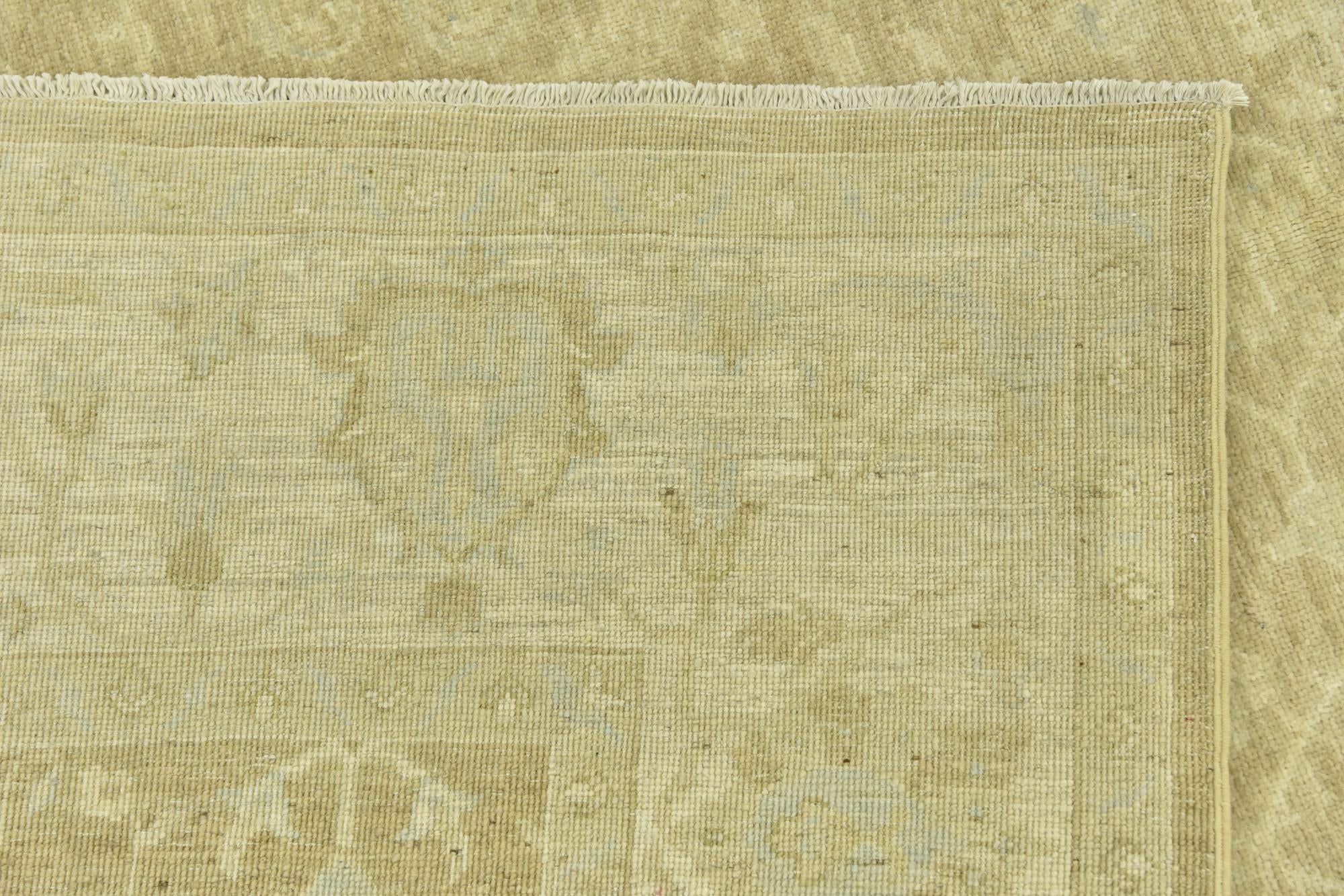 6' x 9' 2 Hand Knotted Peshawar Ziegler Rug