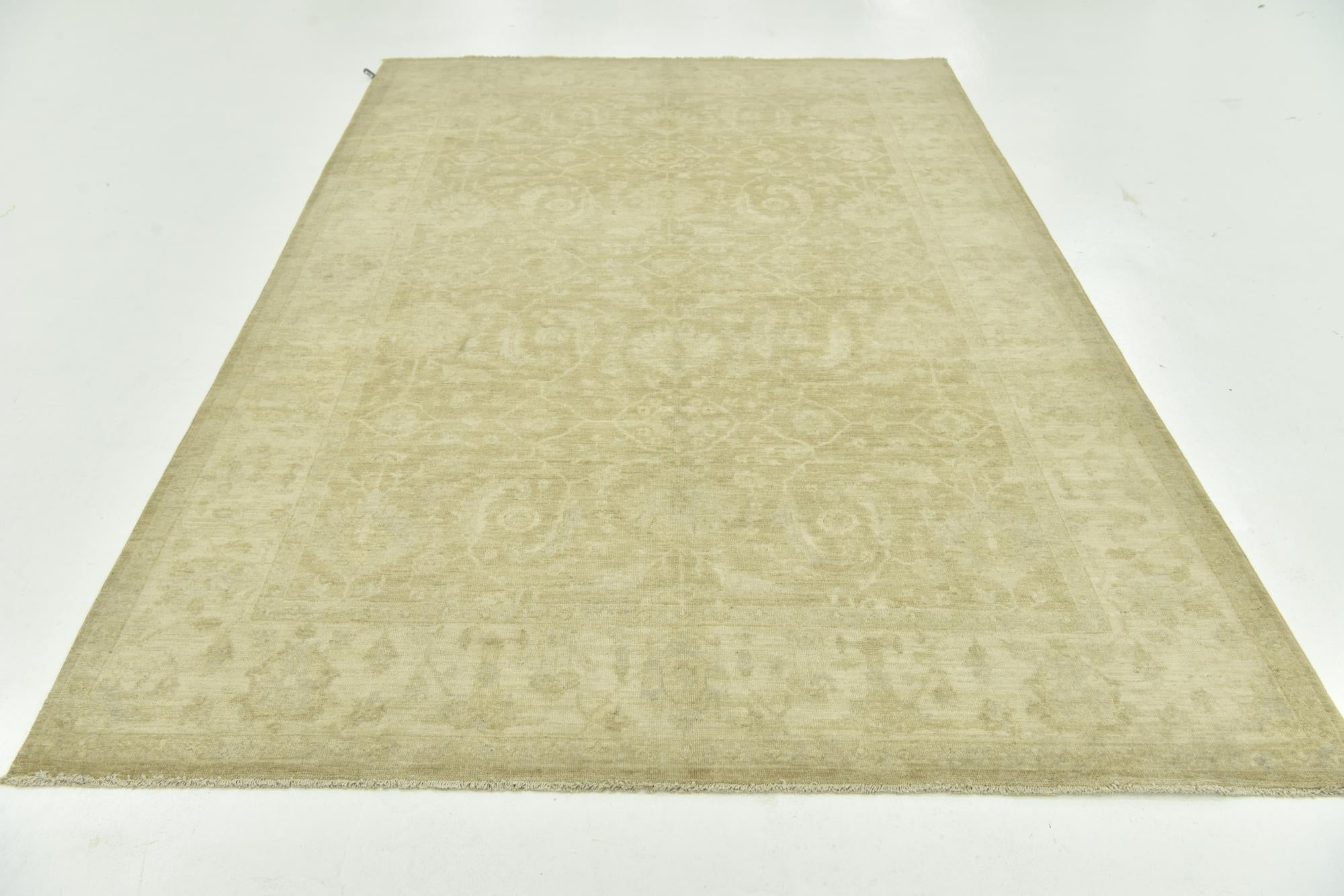 6' x 9' 2 Hand Knotted Peshawar Ziegler Rug