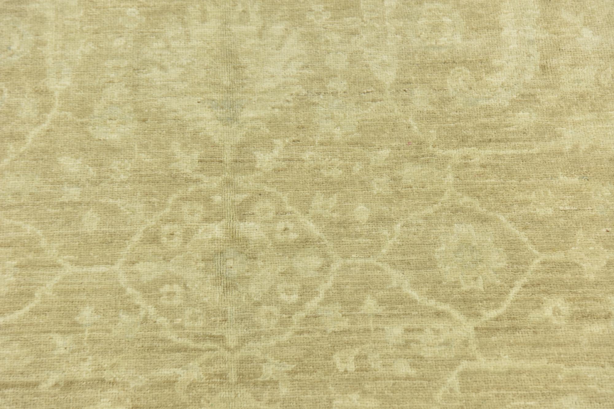 6' x 9' 2 Hand Knotted Peshawar Ziegler Rug