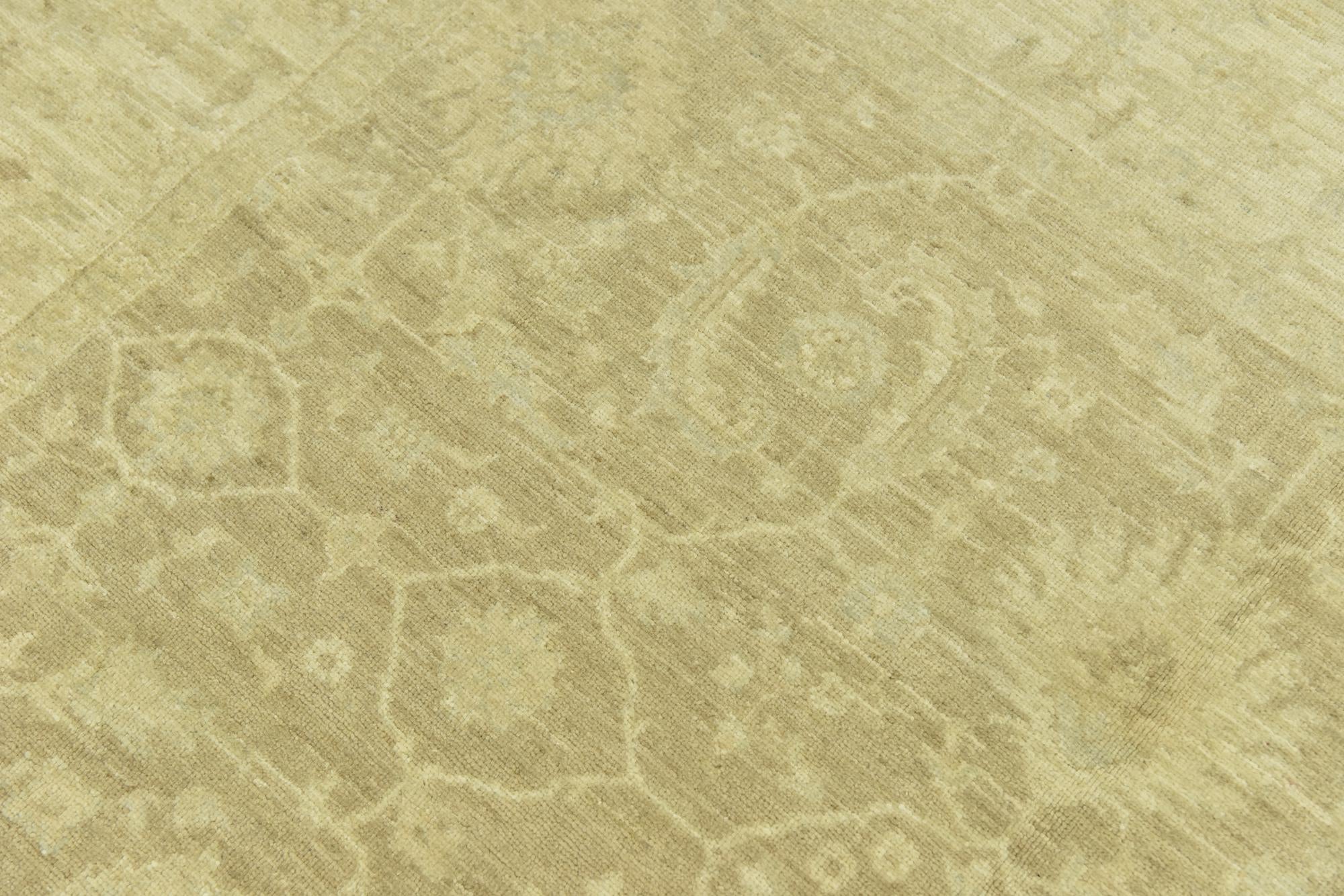 6' x 9' 2 Hand Knotted Peshawar Ziegler Rug