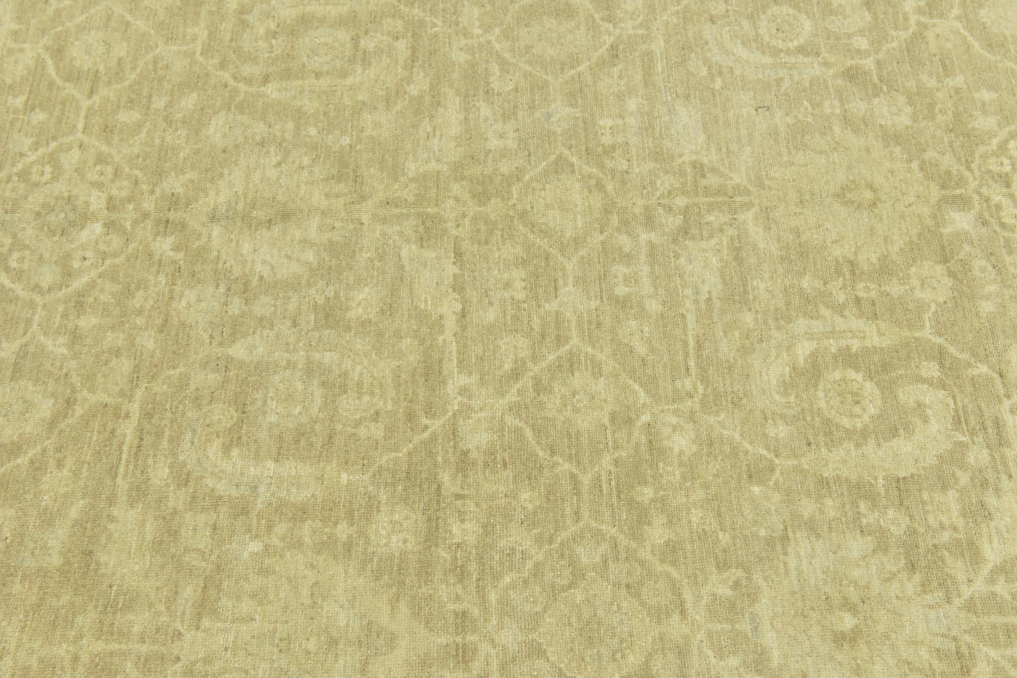 6' x 9' 2 Hand Knotted Peshawar Ziegler Rug