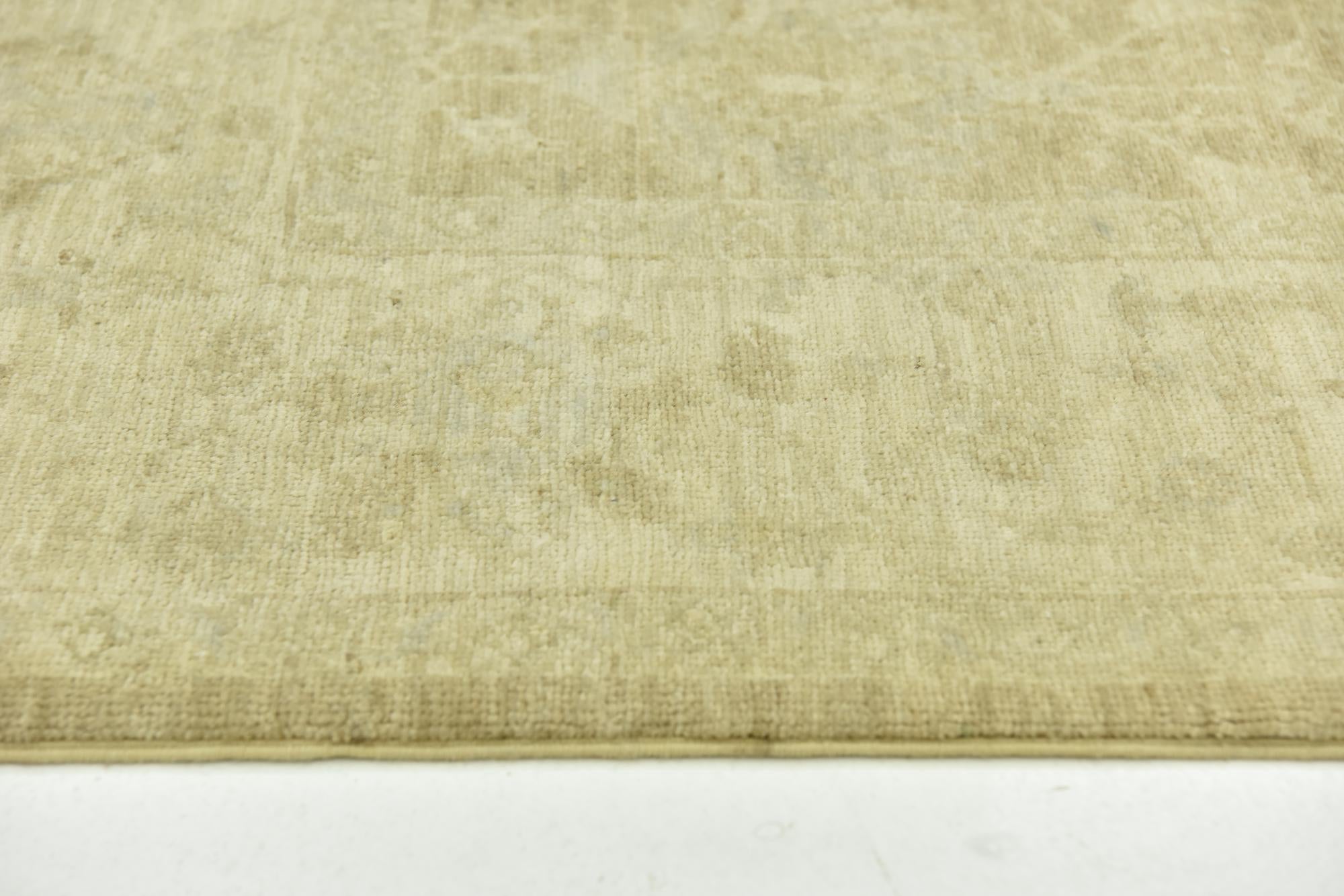 6' x 9' 2 Hand Knotted Peshawar Ziegler Rug