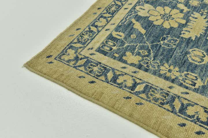 10' 5 x 14' 3 Hand Knotted Peshawar Ziegler Wool Rug
