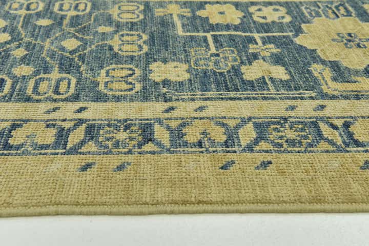 10' 5 x 14' 3 Hand Knotted Peshawar Ziegler Wool Rug