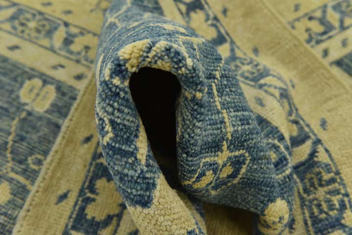 10' 5 x 14' 3 Hand Knotted Peshawar Ziegler Wool Rug