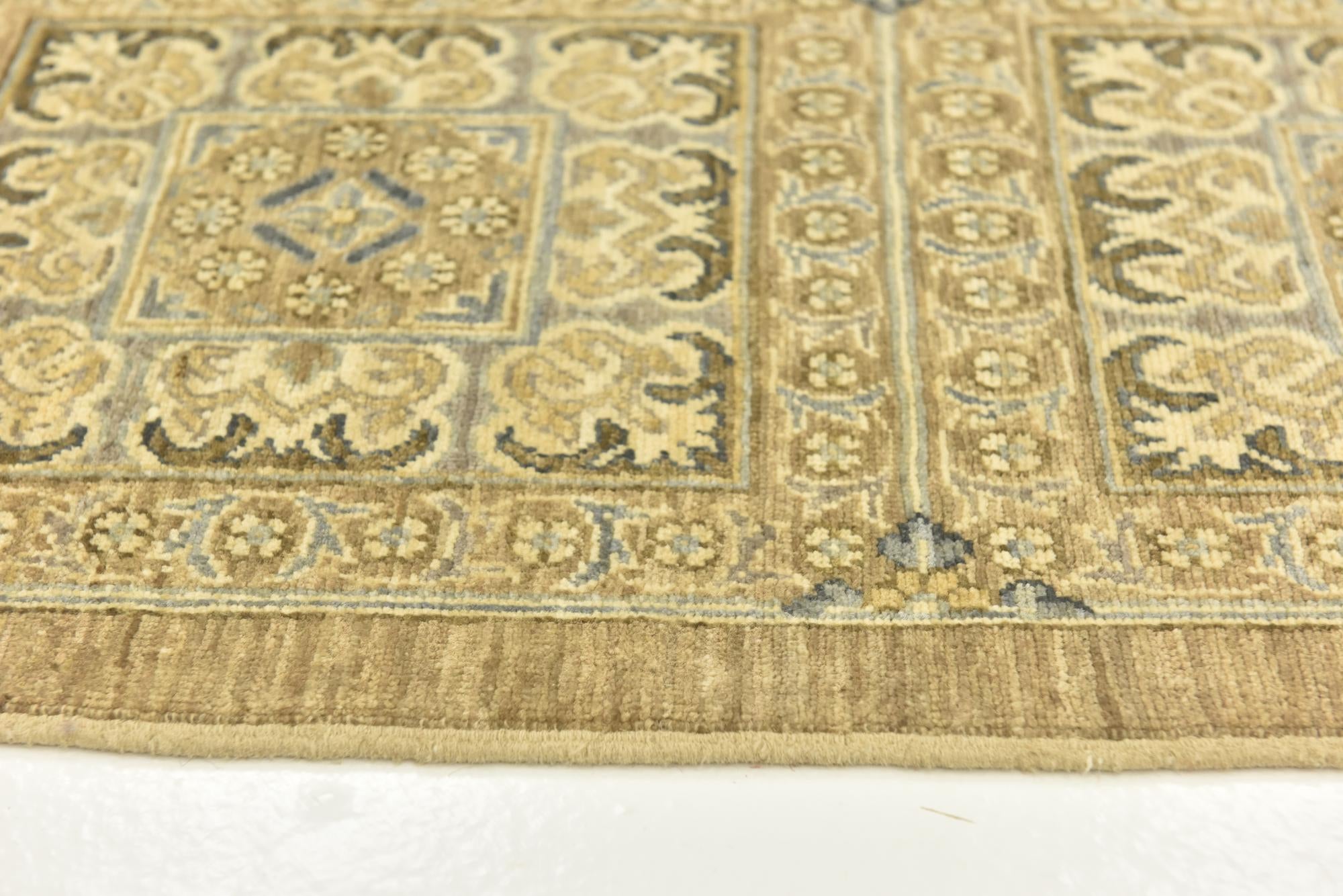 5' 8 x 8' Hand Knotted Peshawar Ziegler Rug