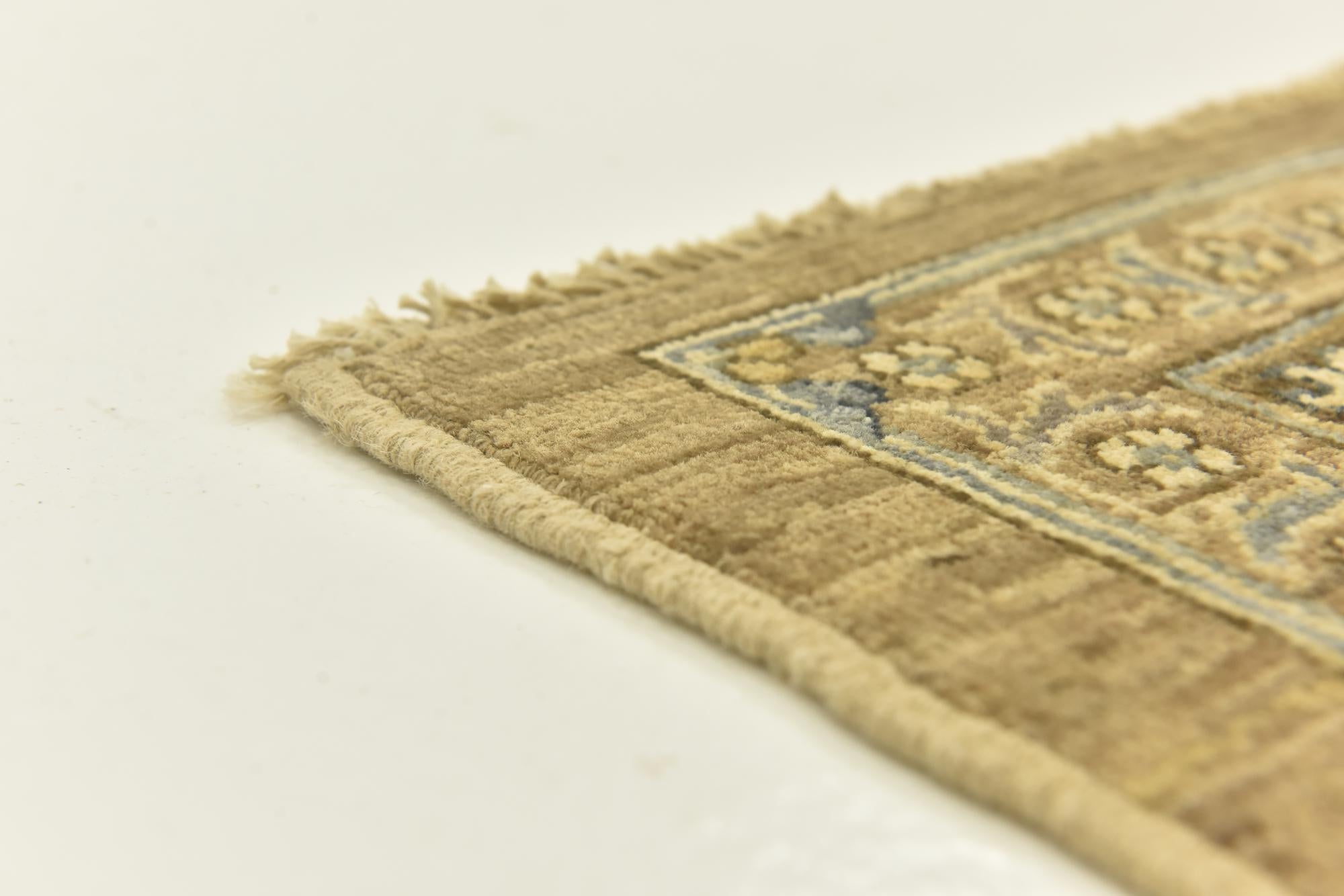 5' 8 x 8' Hand Knotted Peshawar Ziegler Rug
