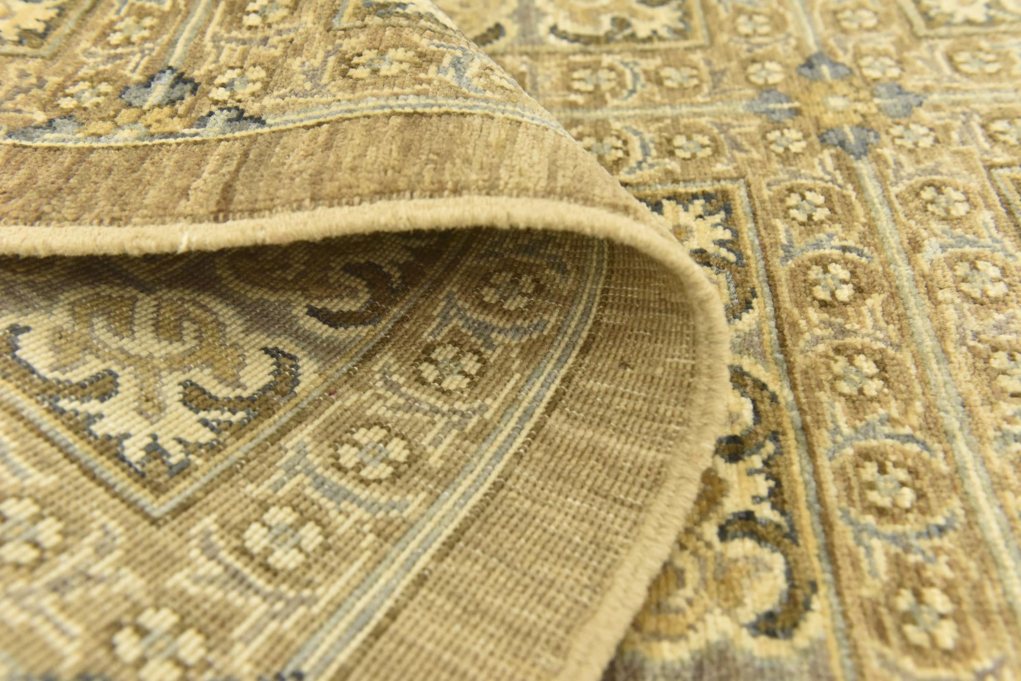 5' 8 x 8' Hand Knotted Peshawar Ziegler Rug