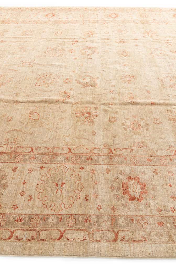 12' 2 x 17' 2 Hand Knotted Peshawar Ziegler Oriental Rug
