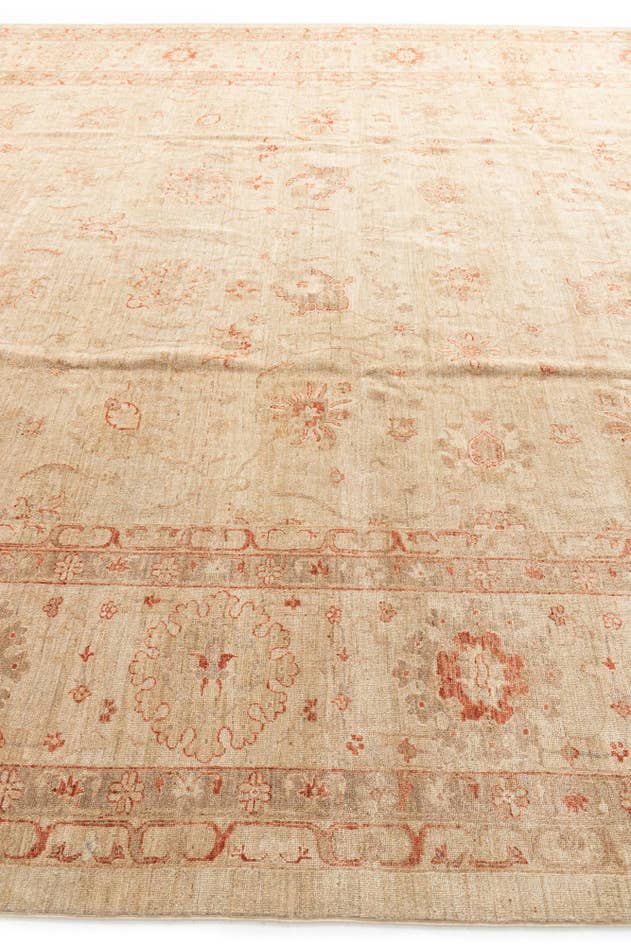 Detail image of 12' 2 x 17' 2 Hand Knotted Peshawar Ziegler Oriental Rug