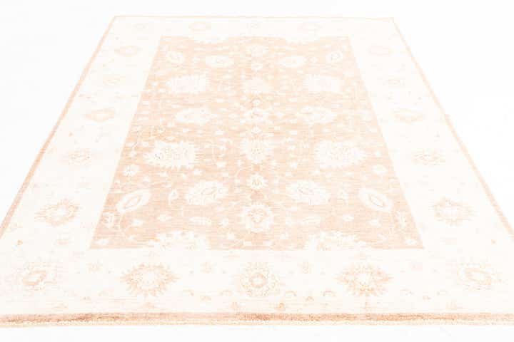 5' 7 x 8' 3 Hand Knotted Peshawar Ziegler Rug