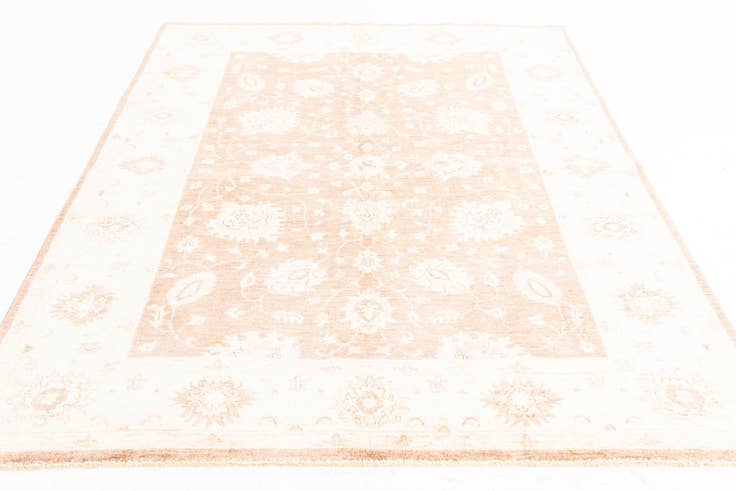 Detail image of 5' 7 x 8' 3 Hand Knotted Peshawar Ziegler Rug