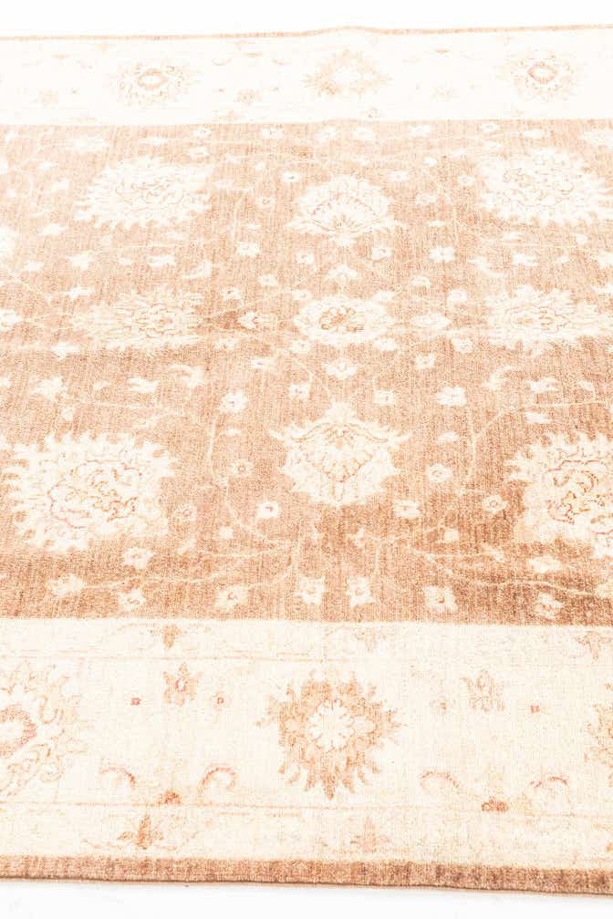 5' 7 x 8' 3 Hand Knotted Peshawar Ziegler Rug
