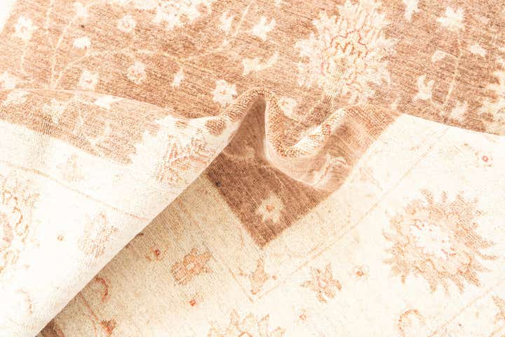 5' 7 x 8' 3 Hand Knotted Peshawar Ziegler Rug