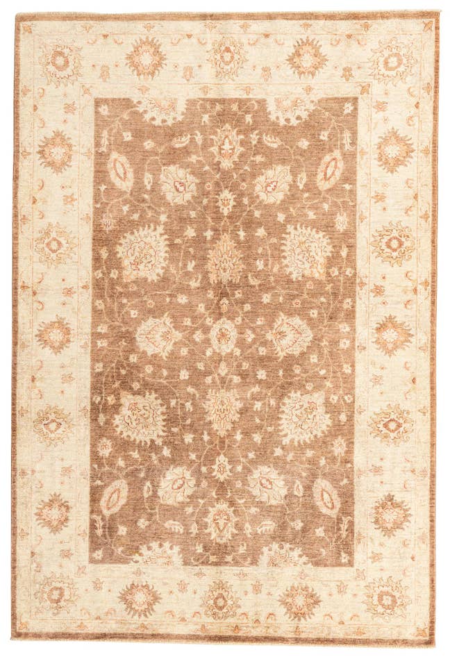 Detail image of 5' 7 x 8' 3 Hand Knotted Peshawar Ziegler Rug