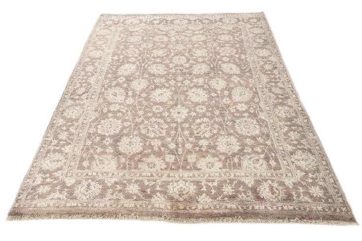 Detail image of 5' 5 x 8' Hand Knotted Peshawar Ziegler Rug