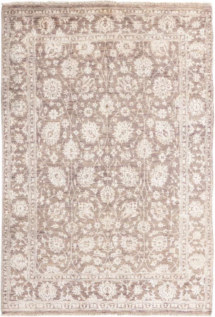 5' 5 x 8' Hand Knotted Peshawar Ziegler Rug