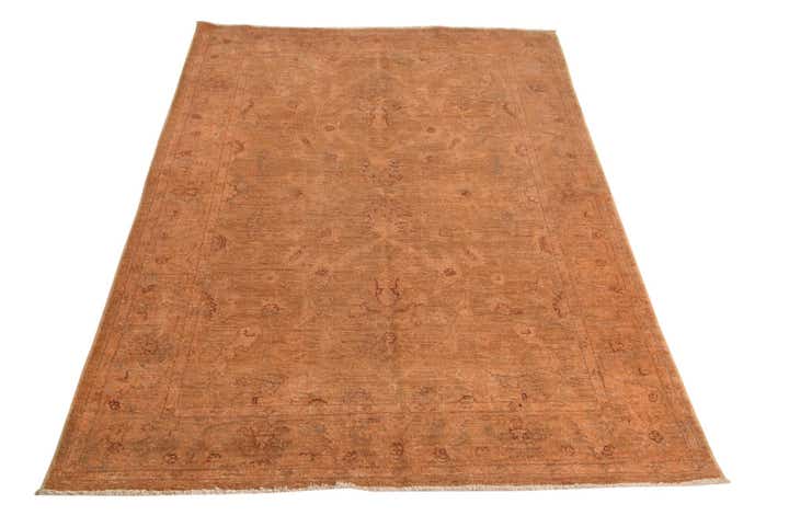 4' x 5' 10 Hand Knotted Peshawar Ziegler Rug