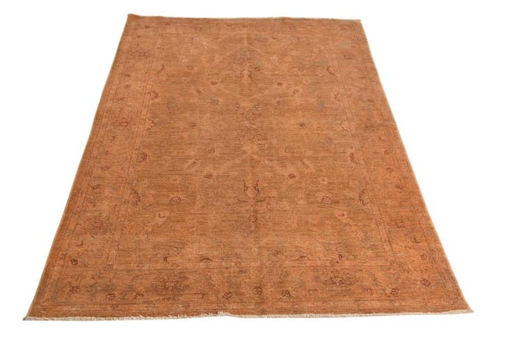 Detail image of 4' x 5' 10 Hand Knotted Peshawar Ziegler Rug