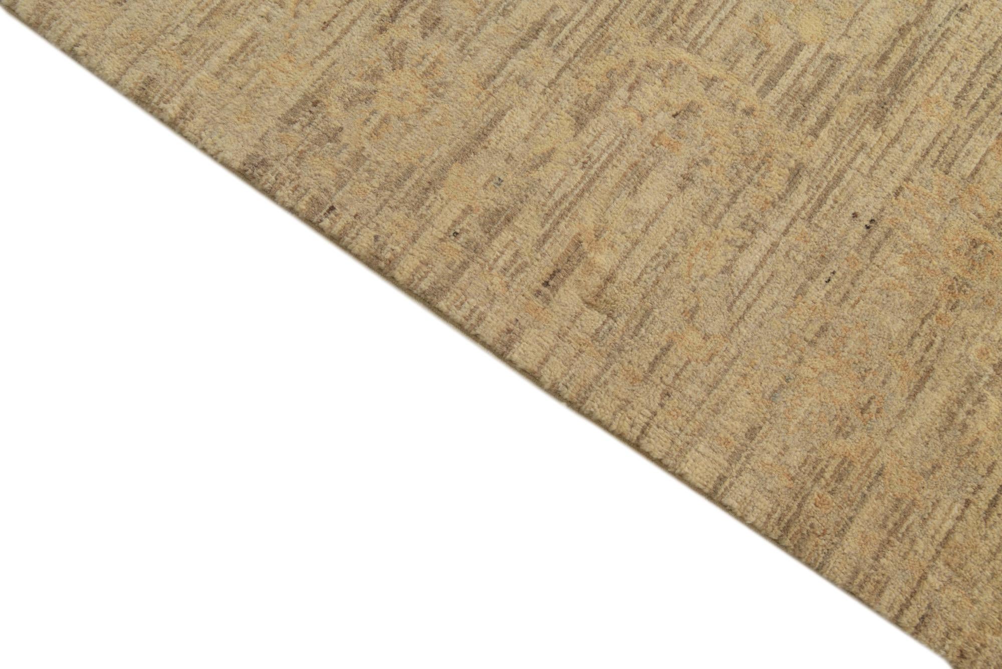5' 1 x 7' Hand Knotted Peshawar Ziegler Rug