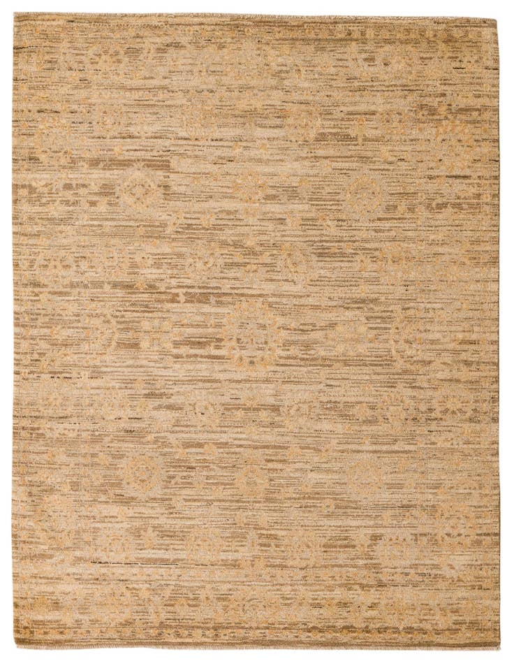 Detail image of 5' 1 x 7' Hand Knotted Peshawar Ziegler Rug