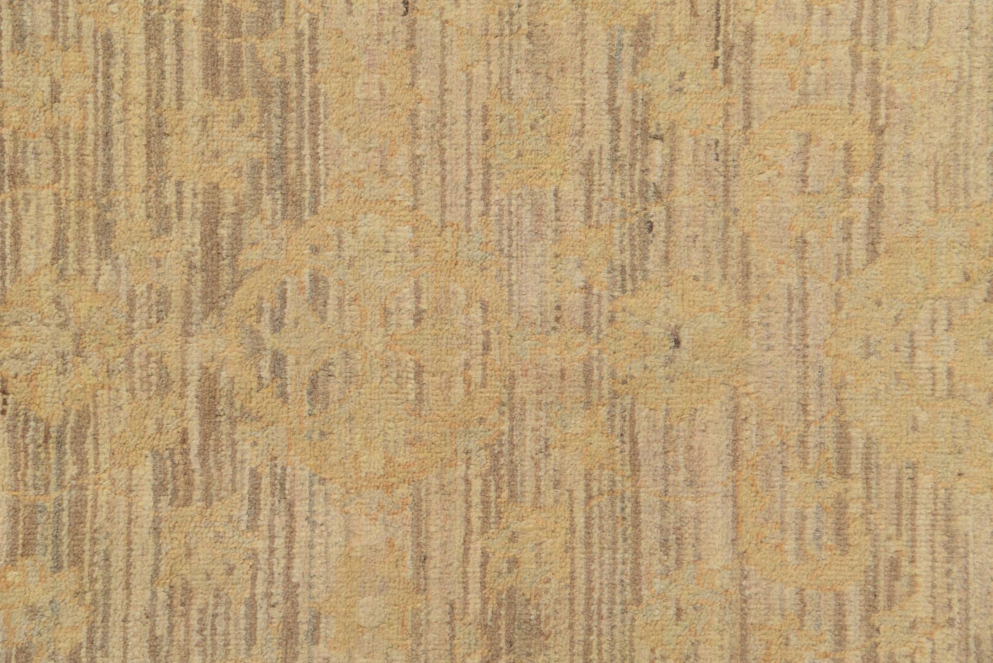 5' 6 x 8' Hand Knotted Peshawar Ziegler Rug