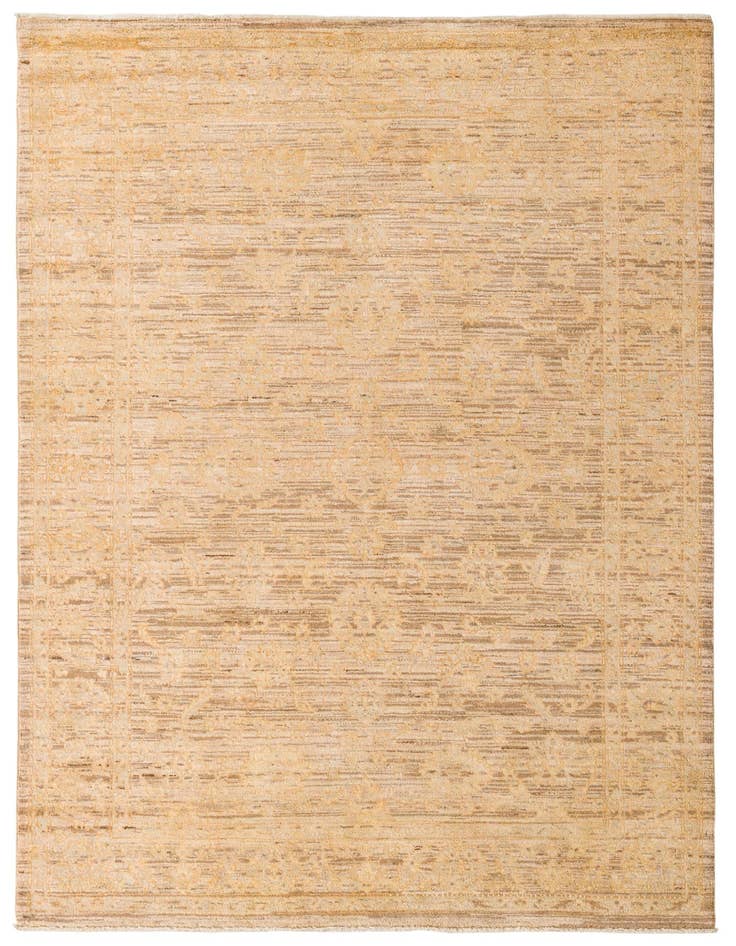 Detail image of 5' 6 x 8' Hand Knotted Peshawar Ziegler Rug