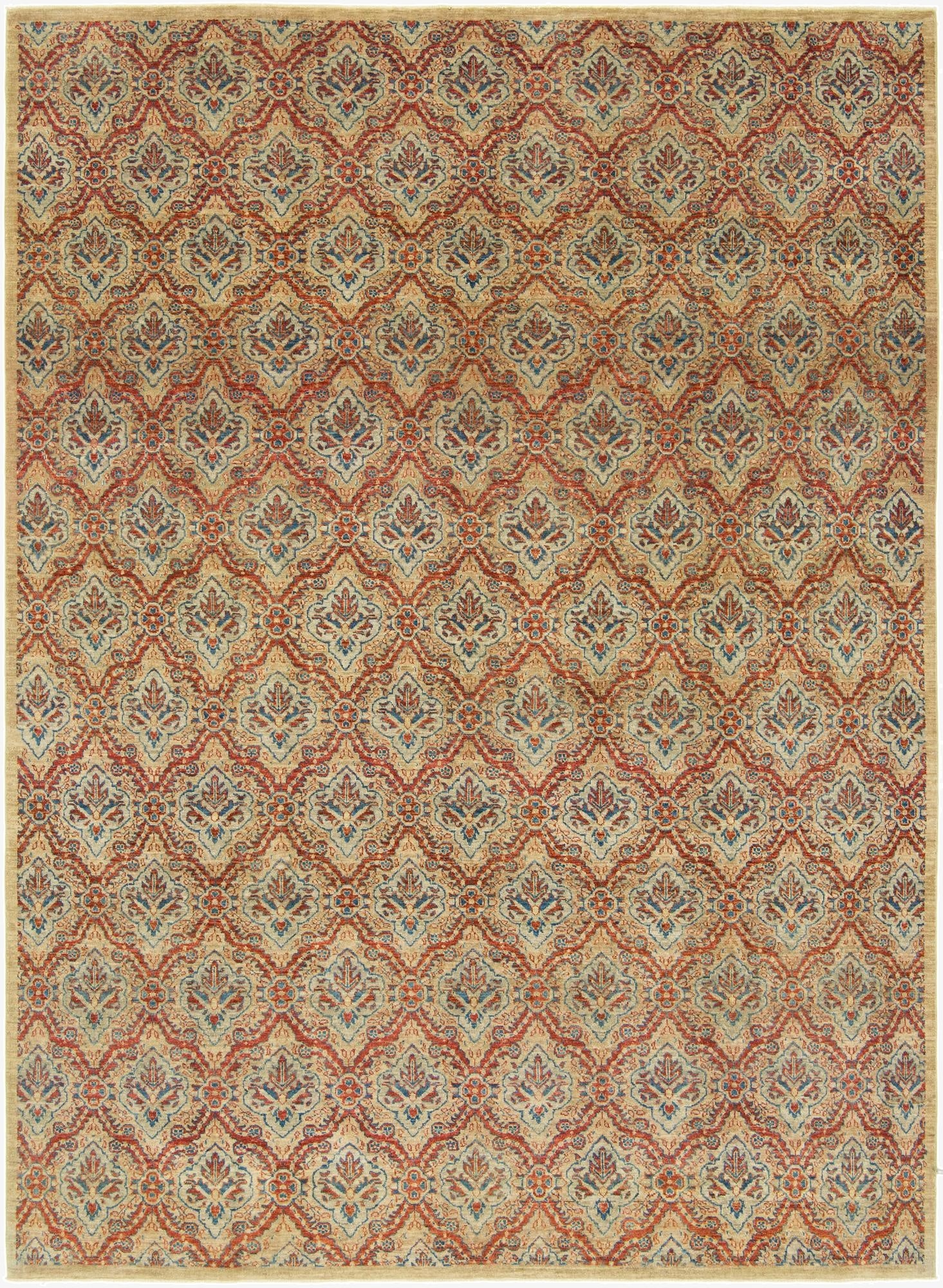 8' 4 x 11' 6  Hand Knotted Peshawar Ziegler Rug