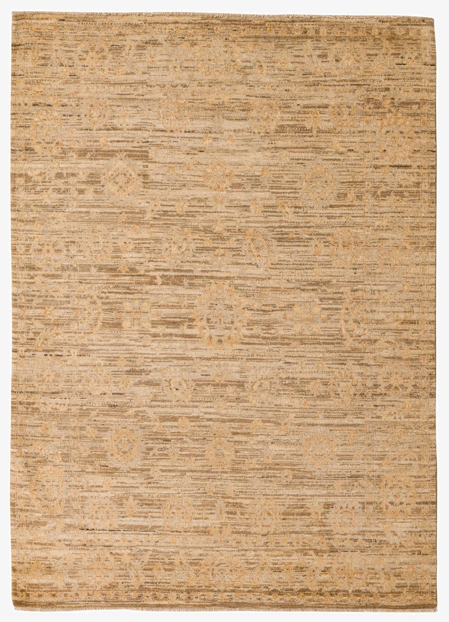 5' 1 x 7'  Hand Knotted Peshawar Ziegler Rug
