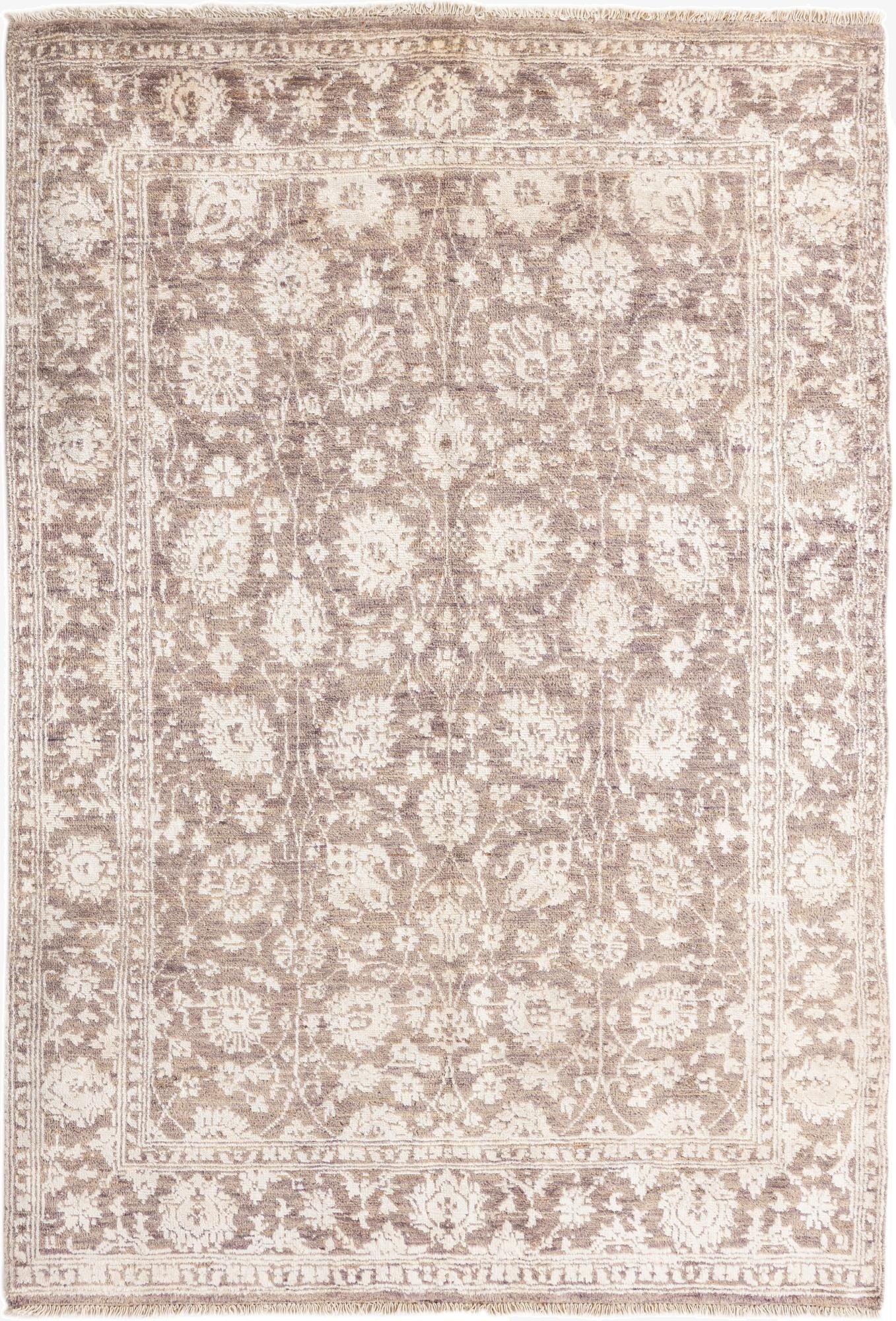 5' 5 x 8'  Hand Knotted Peshawar Ziegler Rug