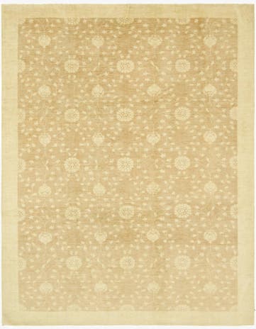 8' 9 x 11' 2 Hand Knotted Peshawar Ziegler Rug