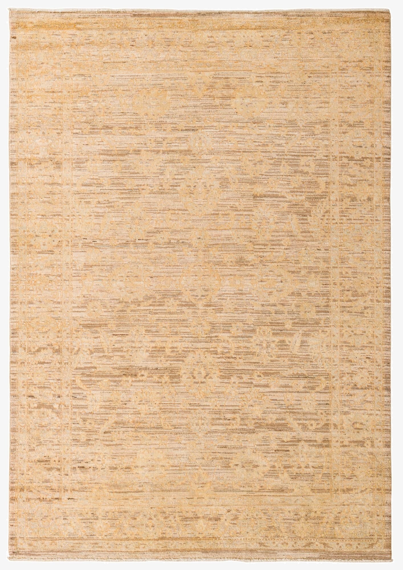 5' 6 x 8'  Hand Knotted Peshawar Ziegler Rug