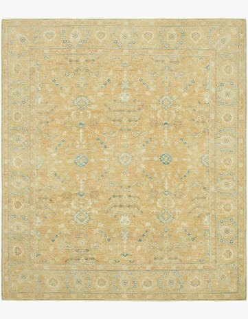 8' 5 x 9' 10 Hand Knotted Peshawar Ziegler Rug