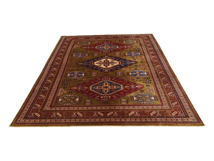 6' 2 x 8' 8 Hand Knotted Shirvan Rug