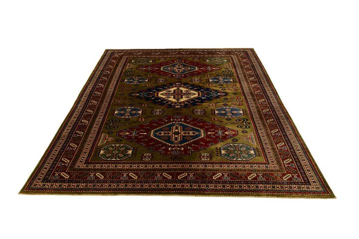 6' 2 x 8' 8 Hand Knotted Shirvan Rug