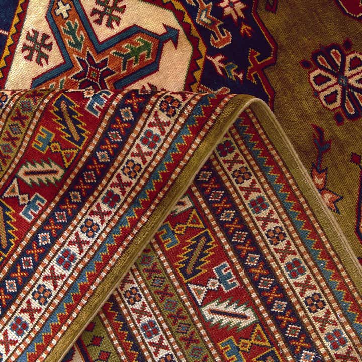 6' 2 x 8' 8 Hand Knotted Shirvan Rug