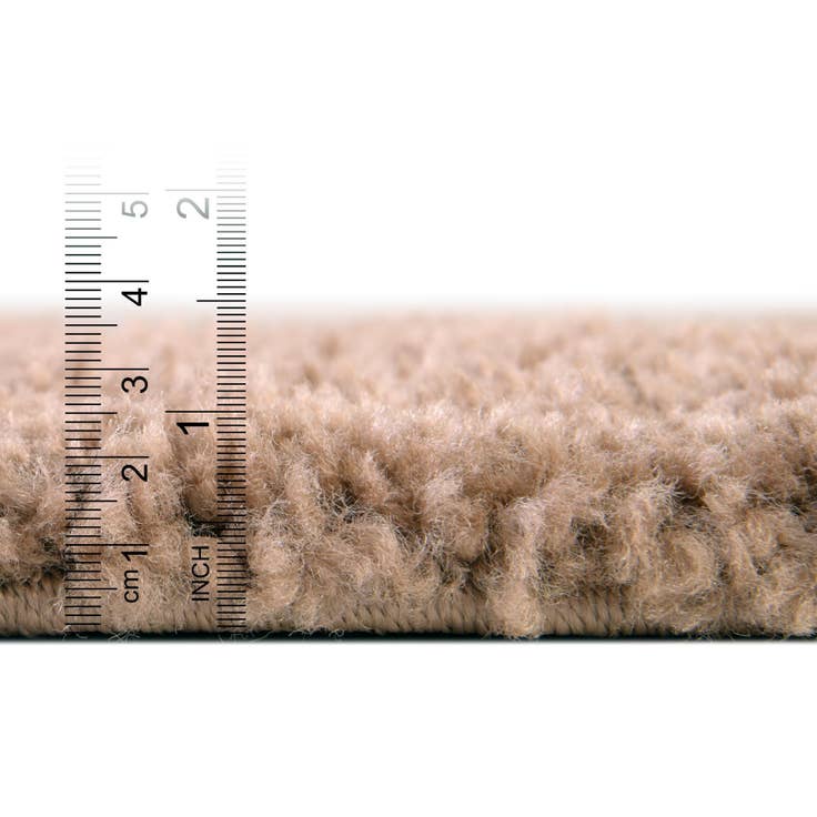 Detail image of 8' x 10' Solid Frieze Rug