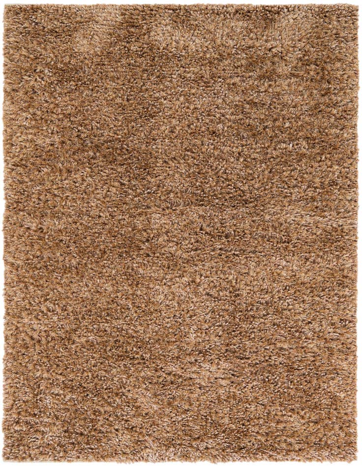 Detail image of 5' x 6' 10  Hand Knotted Solid Shag Oriental Rug