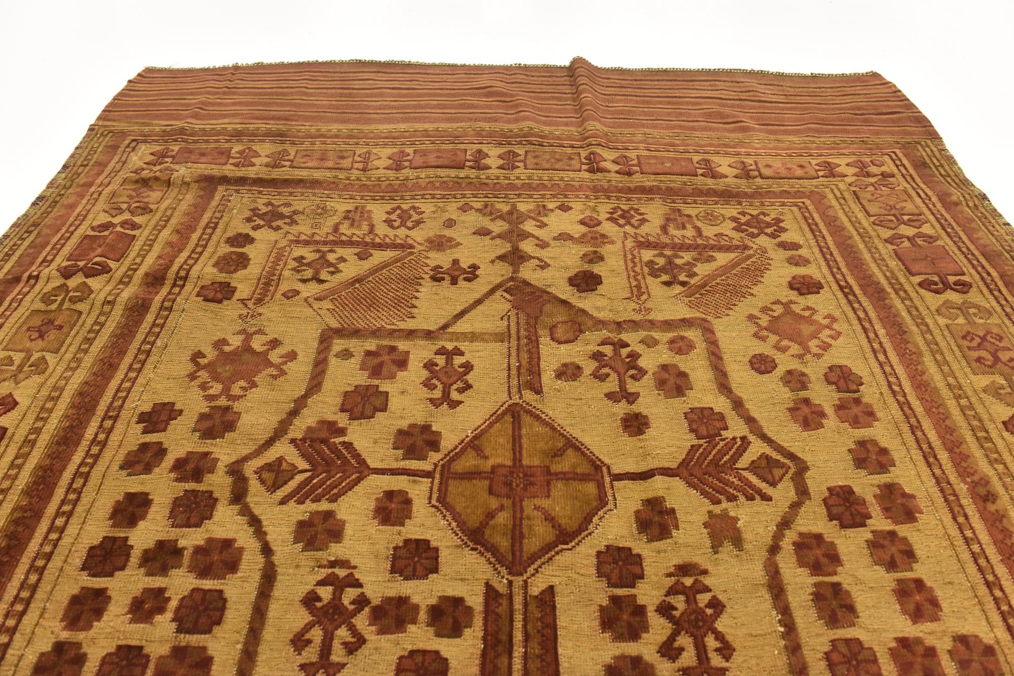 180cm x 265cm anudado a mano Sumak Alfombra Lana