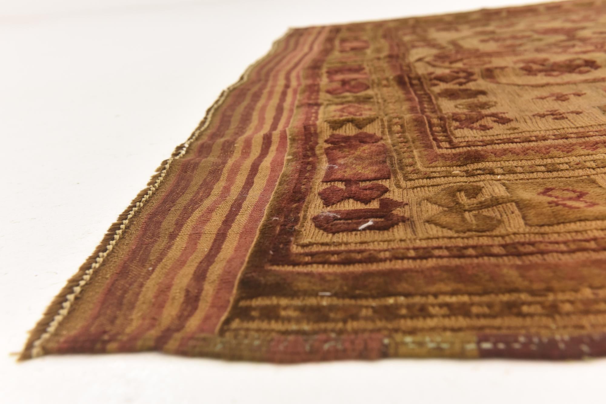 180cm x 265cm anudado a mano Sumak Alfombra Lana