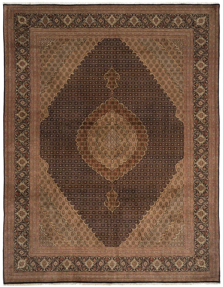 Detail image of 9' 9 x 13' 3 Tabriz Mahan Rug
