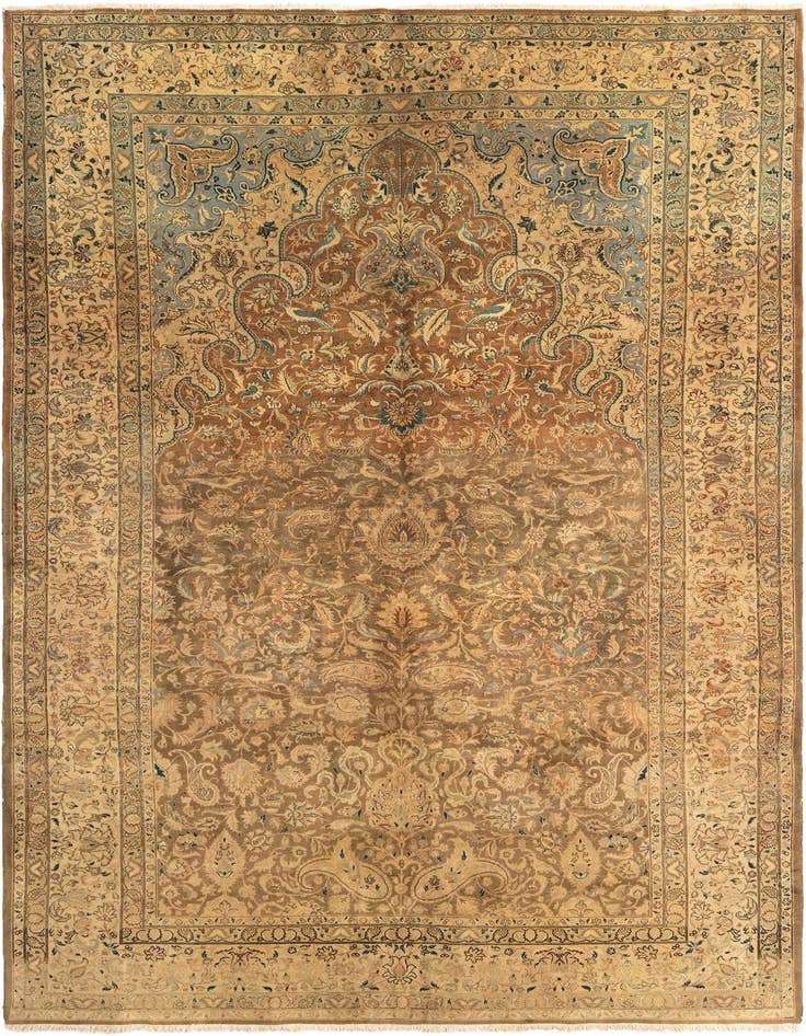 Detail image of 5' 9 x 9' 4 Tabriz Wool Rug