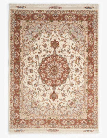 4' 11 x 7' Tabriz Rug