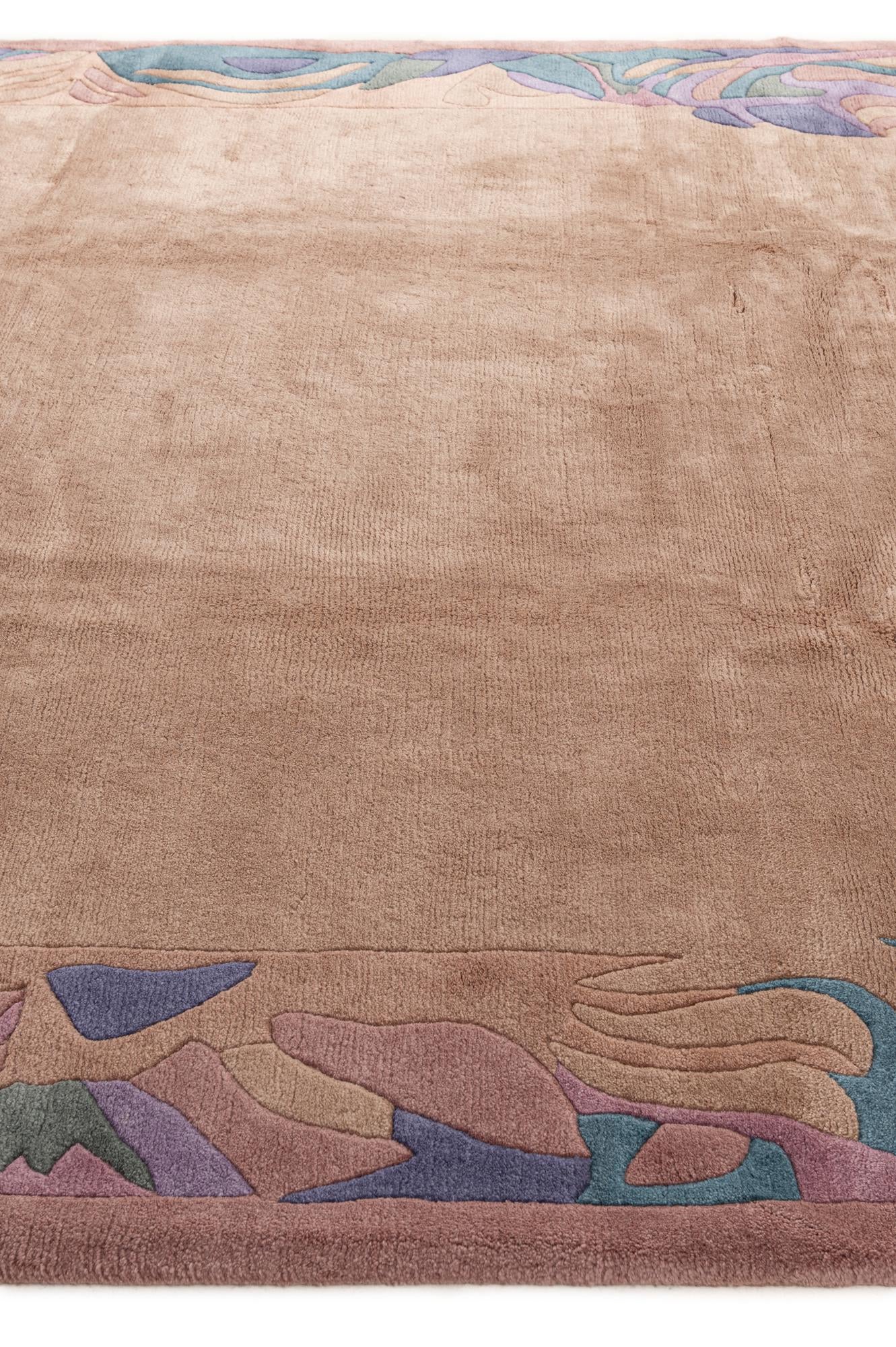 8' 2 x 9' 10 Hand Knotted Tibet Wool Rug